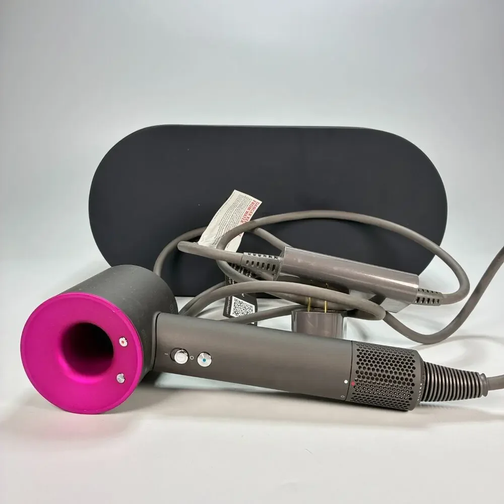 Dyson Supersonic Gray Pink Iron ALCI Plug Leakage Circuit Interrupter Hair Dryer